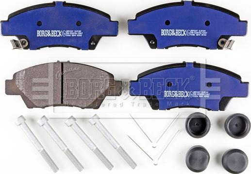 Borg & Beck BBP2207 - Комплект спирачно феродо, дискови спирачки vvparts.bg