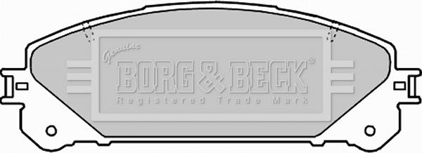 Borg & Beck BBP2289 - Комплект спирачно феродо, дискови спирачки vvparts.bg