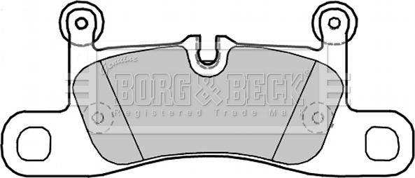 Borg & Beck BBP2280 - Комплект спирачно феродо, дискови спирачки vvparts.bg