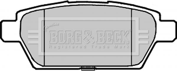 Borg & Beck BBP2239 - Комплект спирачно феродо, дискови спирачки vvparts.bg