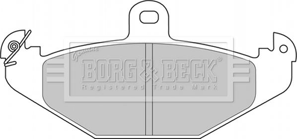 Borg & Beck BBP2234 - Комплект спирачно феродо, дискови спирачки vvparts.bg