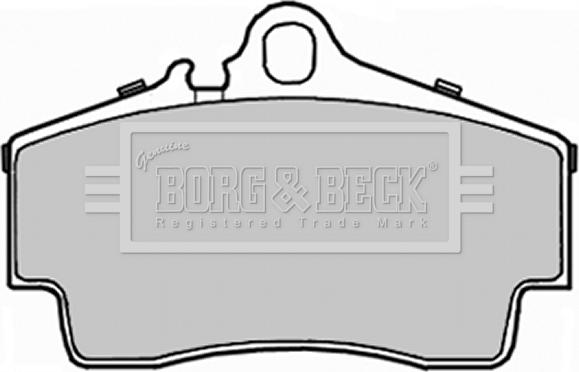 Borg & Beck BBP2235 - Комплект спирачно феродо, дискови спирачки vvparts.bg