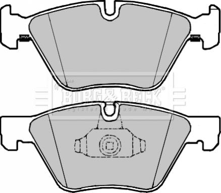Borg & Beck BBP2224 - Комплект спирачно феродо, дискови спирачки vvparts.bg