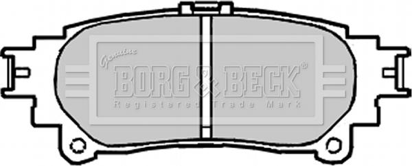 Borg & Beck BBP2222 - Комплект спирачно феродо, дискови спирачки vvparts.bg