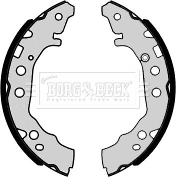 Borg & Beck BBS6454 - Комплект спирачна челюст vvparts.bg