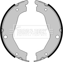 Borg & Beck BBS6457 - Комплект спирачна челюст, ръчна спирачка vvparts.bg