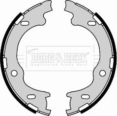 Borg & Beck BBS6400 - Комплект спирачна челюст, ръчна спирачка vvparts.bg