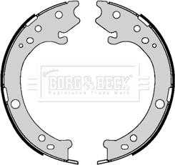 Borg & Beck BBS6419 - Комплект спирачна челюст, ръчна спирачка vvparts.bg
