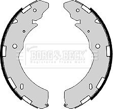 Borg & Beck BBS6435 - Комплект спирачна челюст vvparts.bg