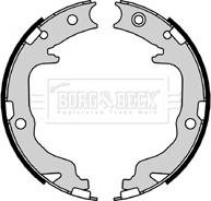 Borg & Beck BBS6429 - Комплект спирачна челюст, ръчна спирачка vvparts.bg