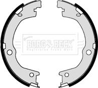 Borg & Beck BBS6422 - Комплект спирачна челюст, ръчна спирачка vvparts.bg