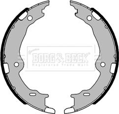 Borg & Beck BBS6473 - Комплект спирачна челюст, ръчна спирачка vvparts.bg