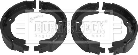 Borg & Beck BBS6501 - Комплект спирачна челюст, ръчна спирачка vvparts.bg
