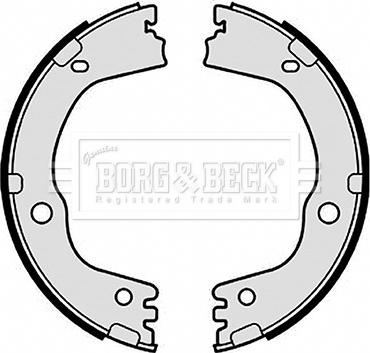 Borg & Beck BBS6512 - Комплект спирачна челюст, ръчна спирачка vvparts.bg