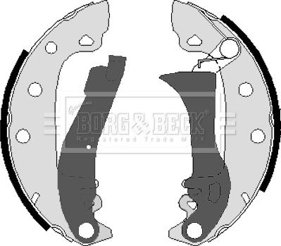 Borg & Beck BBS6095 - Комплект спирачна челюст vvparts.bg