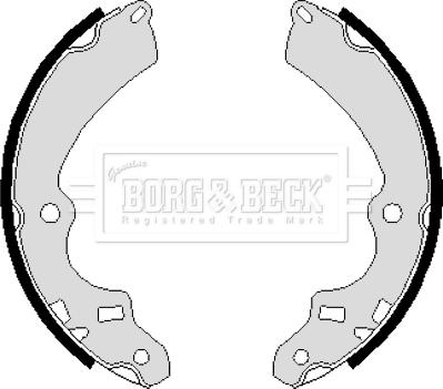 Borg & Beck BBS6091 - Комплект спирачна челюст vvparts.bg