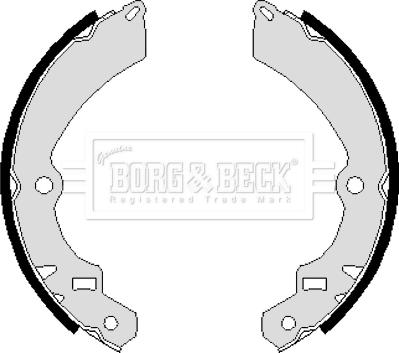 Borg & Beck BBS6046 - Комплект спирачна челюст vvparts.bg