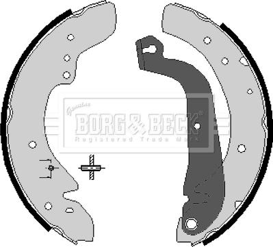 Borg & Beck BBS6059 - Комплект спирачна челюст vvparts.bg