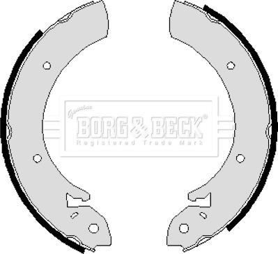 Borg & Beck BBS6055 - Комплект спирачна челюст vvparts.bg