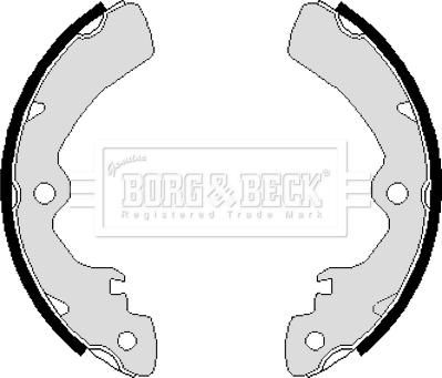 Borg & Beck BBS6066 - Комплект спирачна челюст vvparts.bg