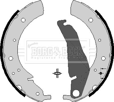 Borg & Beck BBS6068 - Комплект спирачна челюст vvparts.bg