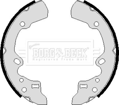 Borg & Beck BBS6063 - Комплект спирачна челюст vvparts.bg