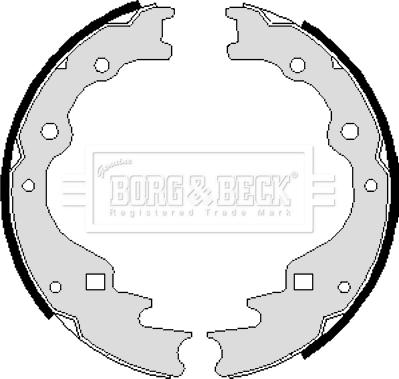 Borg & Beck BBS6009 - Комплект спирачна челюст vvparts.bg