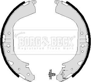 Borg & Beck BBS6004 - Комплект спирачна челюст vvparts.bg