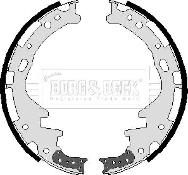 Borg & Beck BBS6003 - Комплект спирачна челюст vvparts.bg