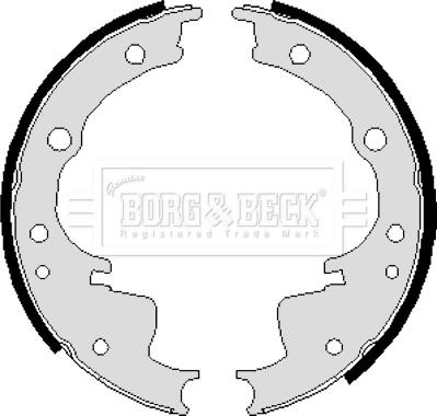 Borg & Beck BBS6013 - Комплект спирачна челюст vvparts.bg