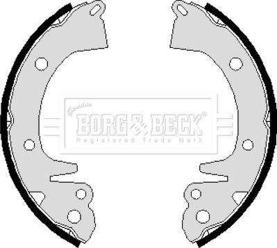 Borg & Beck BBS6085 - Комплект спирачна челюст vvparts.bg