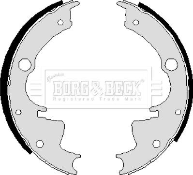 Borg & Beck BBS6021 - Комплект спирачна челюст vvparts.bg
