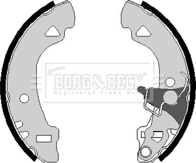 Borg & Beck BBS6079 - Комплект спирачна челюст vvparts.bg