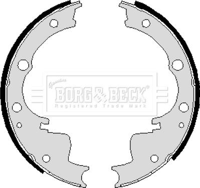 Borg & Beck BBS6192 - Комплект спирачна челюст vvparts.bg