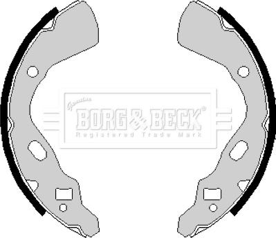 Borg & Beck BBS6148 - Комплект спирачна челюст vvparts.bg