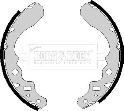 Borg & Beck BBS6152 - Комплект спирачна челюст vvparts.bg