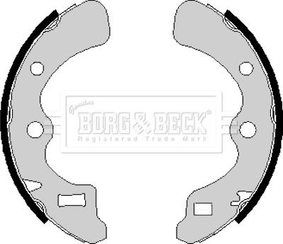 Borg & Beck BBS6169 - Комплект спирачна челюст vvparts.bg