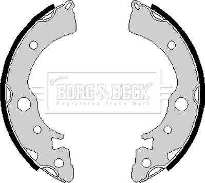 Borg & Beck BBS6164 - Комплект спирачна челюст vvparts.bg
