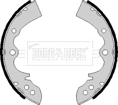 Borg & Beck BBS6161 - Комплект спирачна челюст vvparts.bg