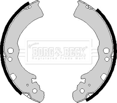 Borg & Beck BBS6168 - Комплект спирачна челюст vvparts.bg