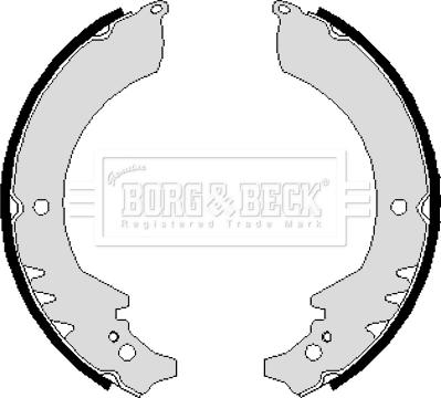 Borg & Beck BBS6109 - Комплект спирачна челюст vvparts.bg