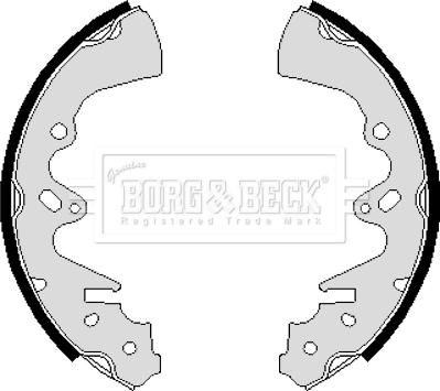 Borg & Beck BBS6108 - Комплект спирачна челюст vvparts.bg