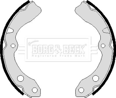 Borg & Beck BBS6102 - Комплект спирачна челюст vvparts.bg