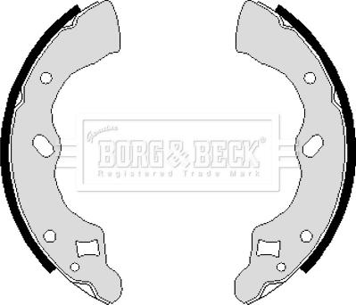 Borg & Beck BBS6118 - Комплект спирачна челюст vvparts.bg