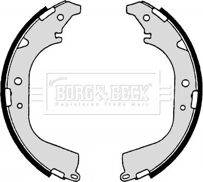 Borg & Beck BBS6182 - Комплект спирачна челюст vvparts.bg