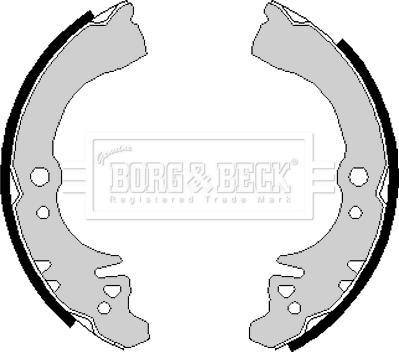 Borg & Beck BBS6139 - Комплект спирачна челюст vvparts.bg