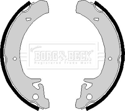 Borg & Beck BBS6133 - Комплект спирачна челюст vvparts.bg