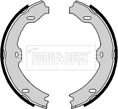 Borg & Beck BBS6396 - Комплект спирачна челюст, ръчна спирачка vvparts.bg