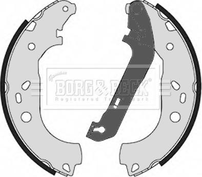 Borg & Beck BBS6340 - Комплект спирачна челюст vvparts.bg