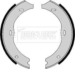 Borg & Beck BBS6365 - Комплект спирачна челюст, ръчна спирачка vvparts.bg